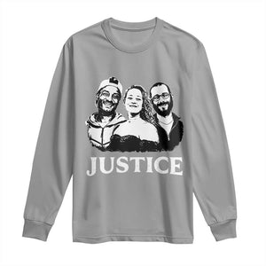 Justice for Porter Pretti Good Memorial Long Sleeve Shirt Rest in Power Tribute Minnesota Protest TS02 Sport Gray Print Your Wear