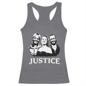 Justice for Porter Pretti Good Memorial Racerback Tank Top Rest in Power Tribute Minnesota Protest TS02 Charcoal Print Your Wear