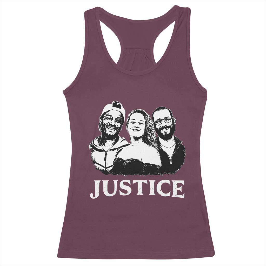 Justice for Porter Pretti Good Memorial Racerback Tank Top Rest in Power Tribute Minnesota Protest TS02 Maroon Print Your Wear