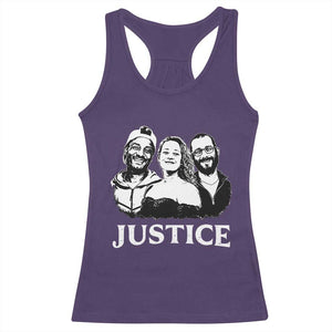 Justice for Porter Pretti Good Memorial Racerback Tank Top Rest in Power Tribute Minnesota Protest TS02 Purple Print Your Wear