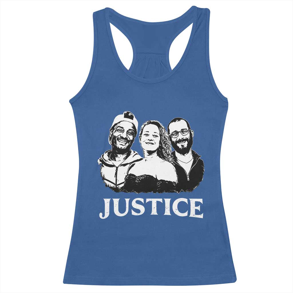 Justice for Porter Pretti Good Memorial Racerback Tank Top Rest in Power Tribute Minnesota Protest TS02 Royal Blue Print Your Wear
