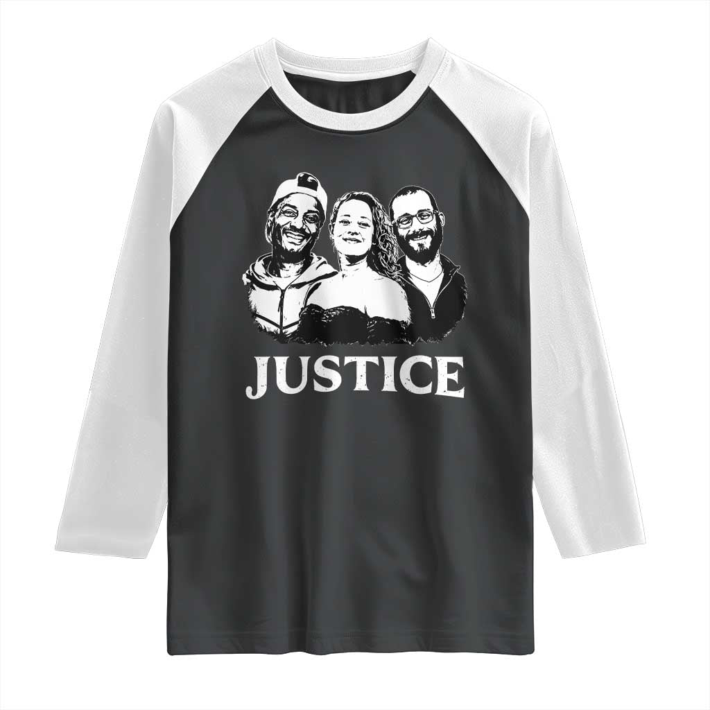Justice for Porter Pretti Good Memorial Raglan Shirt Rest in Power Tribute Minnesota Protest TS02 Black White Print Your Wear