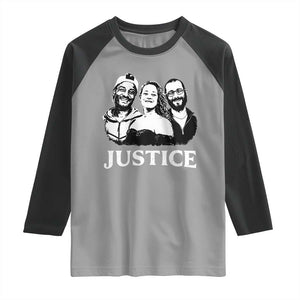 Justice for Porter Pretti Good Memorial Raglan Shirt Rest in Power Tribute Minnesota Protest TS02 Sport Gray Black Print Your Wear