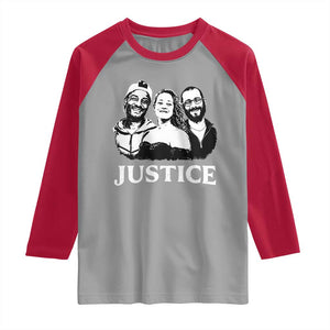 Justice for Porter Pretti Good Memorial Raglan Shirt Rest in Power Tribute Minnesota Protest TS02 Sport Gray Red Print Your Wear