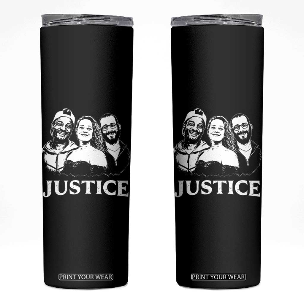 Justice for Porter Pretti Good Memorial Skinny Tumbler Rest in Power Tribute Minnesota Protest TS02 Black Print Your Wear