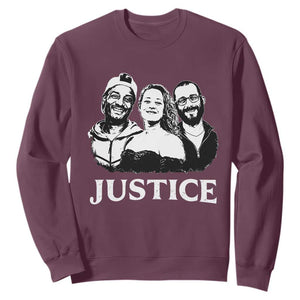 Justice for Porter Pretti Good Memorial Sweatshirt Rest in Power Tribute Minnesota Protest TS02 Maroon Print Your Wear