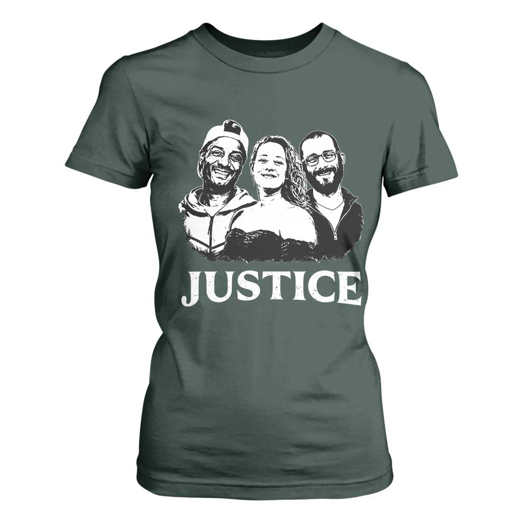 Justice for Porter Pretti Good Memorial T Shirt For Women Rest in Power Tribute Minnesota Protest TS02 Dark Forest Green Print Your Wear