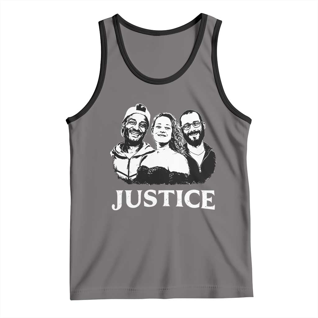 Justice for Porter Pretti Good Memorial Tank Top Rest in Power Tribute Minnesota Protest TS02 Deep Heather Black Print Your Wear