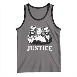 Justice for Porter Pretti Good Memorial Tank Top Rest in Power Tribute Minnesota Protest TS02 Deep Heather Black Print Your Wear