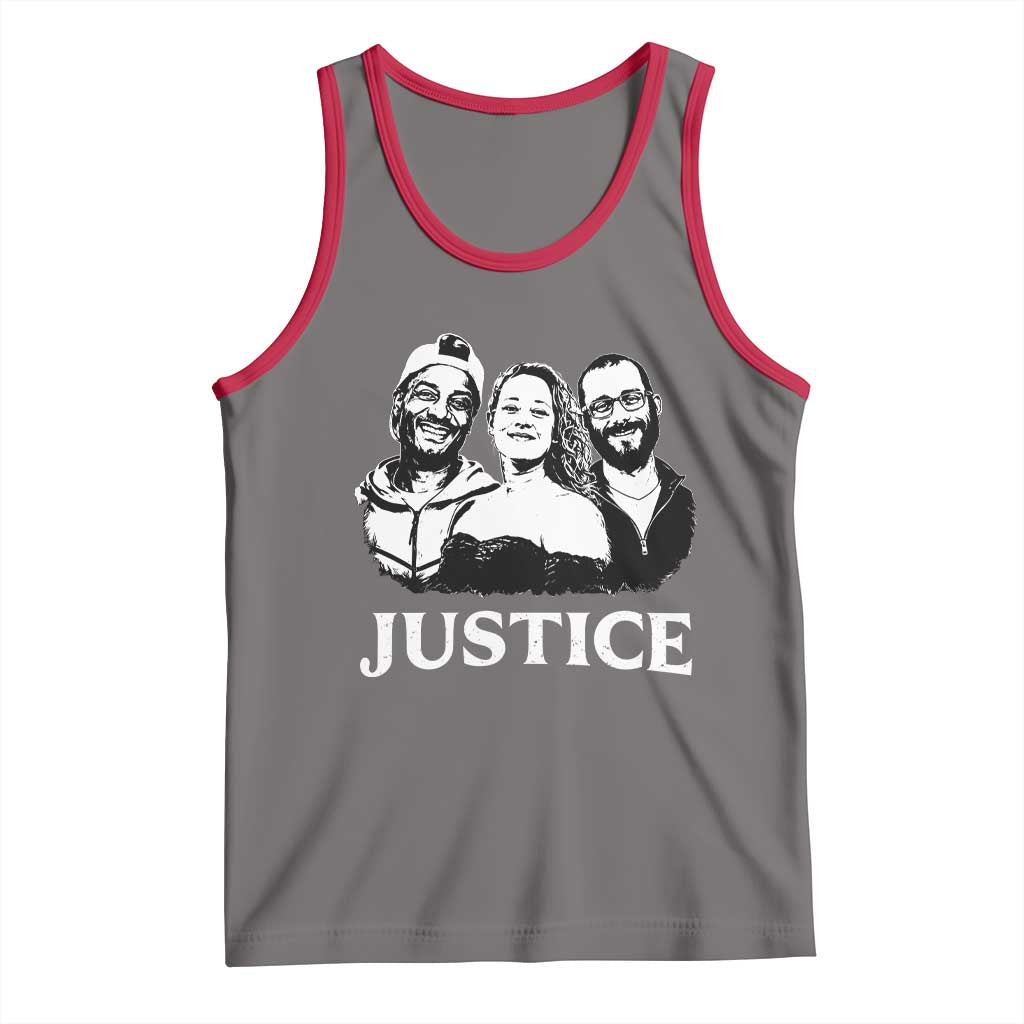 Justice for Porter Pretti Good Memorial Tank Top Rest in Power Tribute Minnesota Protest TS02 Deep Heather Red Print Your Wear
