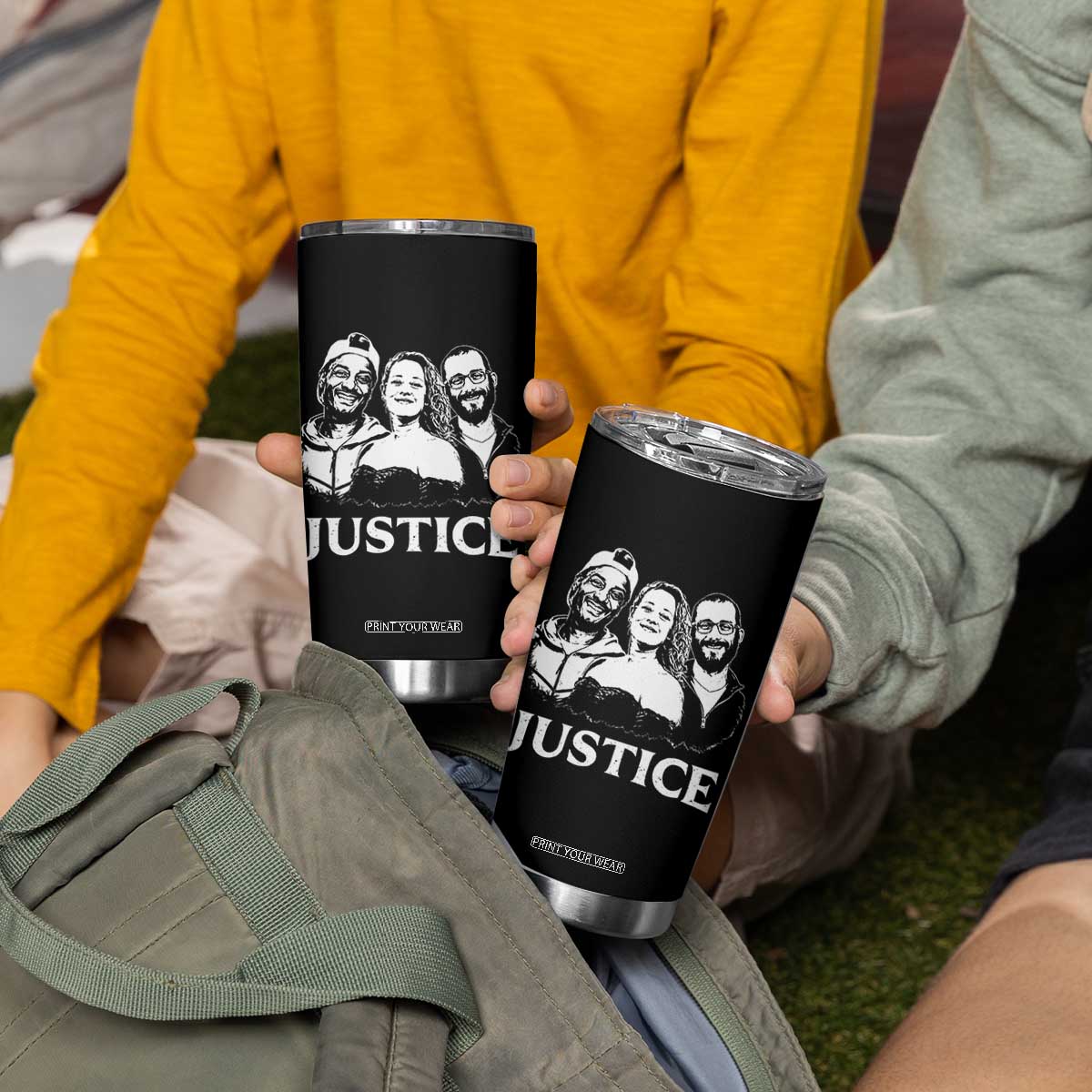 Justice for Porter Pretti Good Memorial Tumbler Cup Rest in Power Tribute Minnesota Protest TS02 Print Your Wear