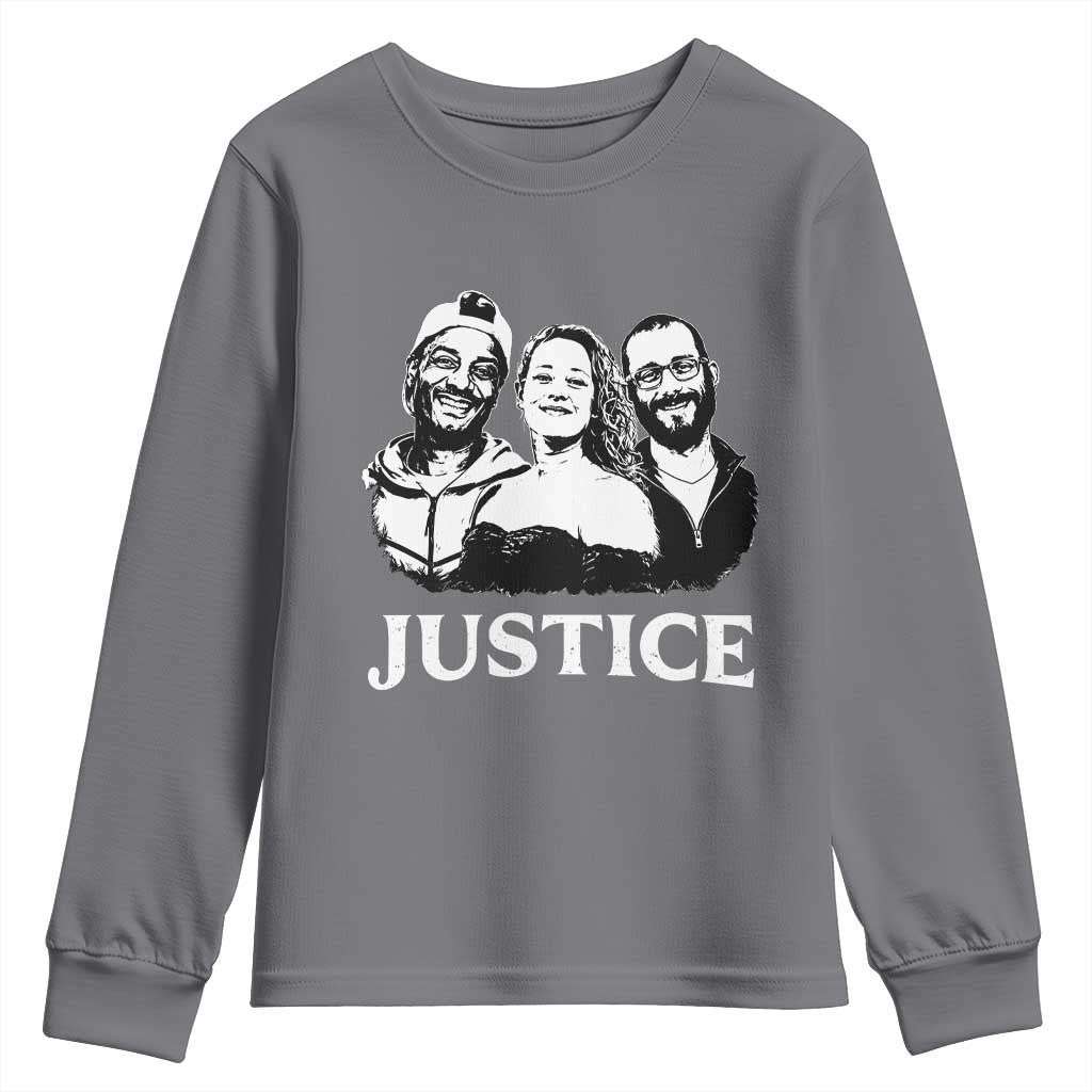 Justice for Porter Pretti Good Memorial Youth Sweatshirt Rest in Power Tribute Minnesota Protest TS02 Charcoal Print Your Wear