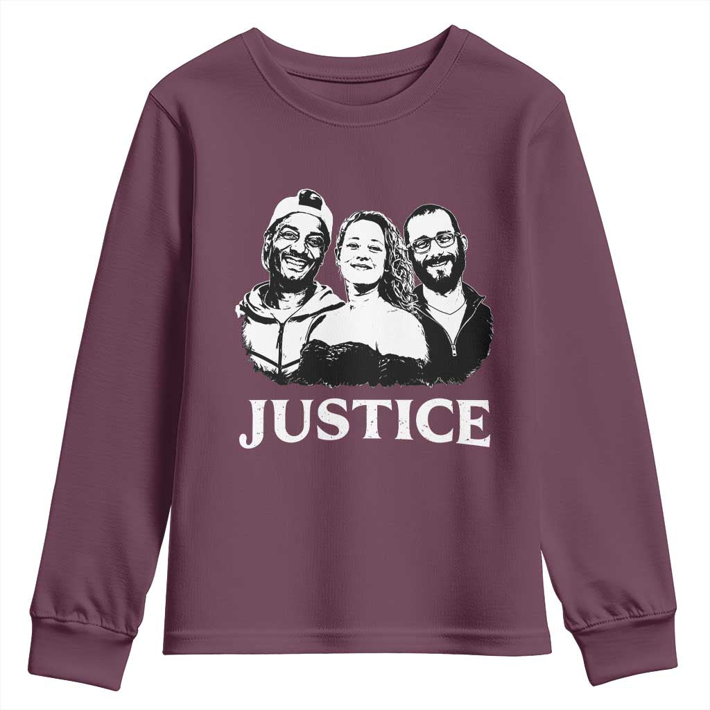 Justice for Porter Pretti Good Memorial Youth Sweatshirt Rest in Power Tribute Minnesota Protest TS02 Maroon Print Your Wear