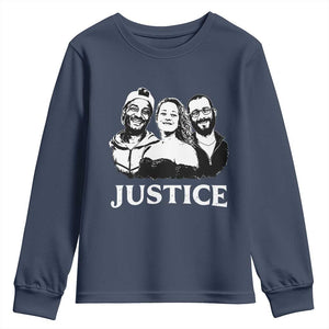 Justice for Porter Pretti Good Memorial Youth Sweatshirt Rest in Power Tribute Minnesota Protest TS02 Navy Print Your Wear