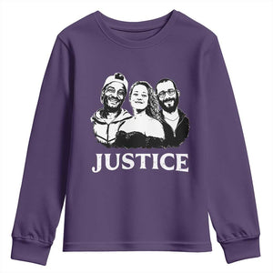 Justice for Porter Pretti Good Memorial Youth Sweatshirt Rest in Power Tribute Minnesota Protest TS02 Purple Print Your Wear