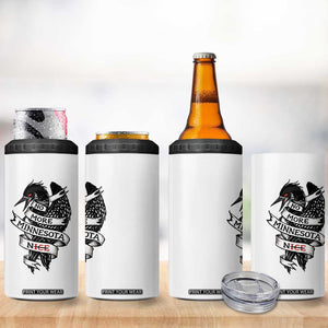 No More Minnesota Nice Loon Resistance 4 in 1 Can Cooler Tumbler Ice Out Rebellion TS02 Print Your Wear