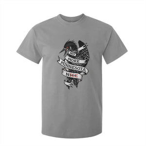 No More Minnesota Nice Loon Resistance T Shirt For Kid Ice Out Rebellion TS02 Sport Gray Print Your Wear