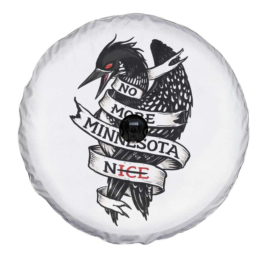 No More Minnesota Nice Loon Resistance Spare Tire Cover Ice Out Rebellion TS02 Print Your Wear