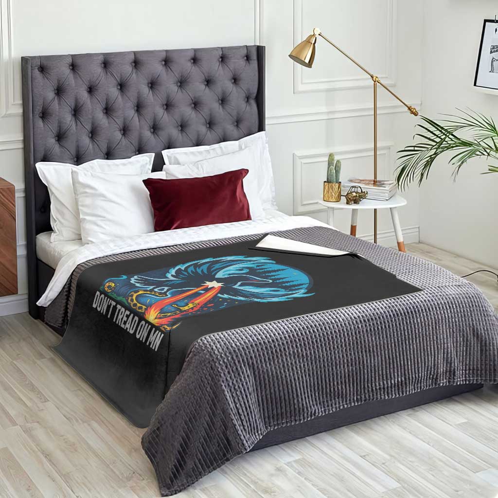 Don’t Tread on MN Minnesota Throw Blanket Rebel Loon Ice Out Resistance TS02 Print Your Wear