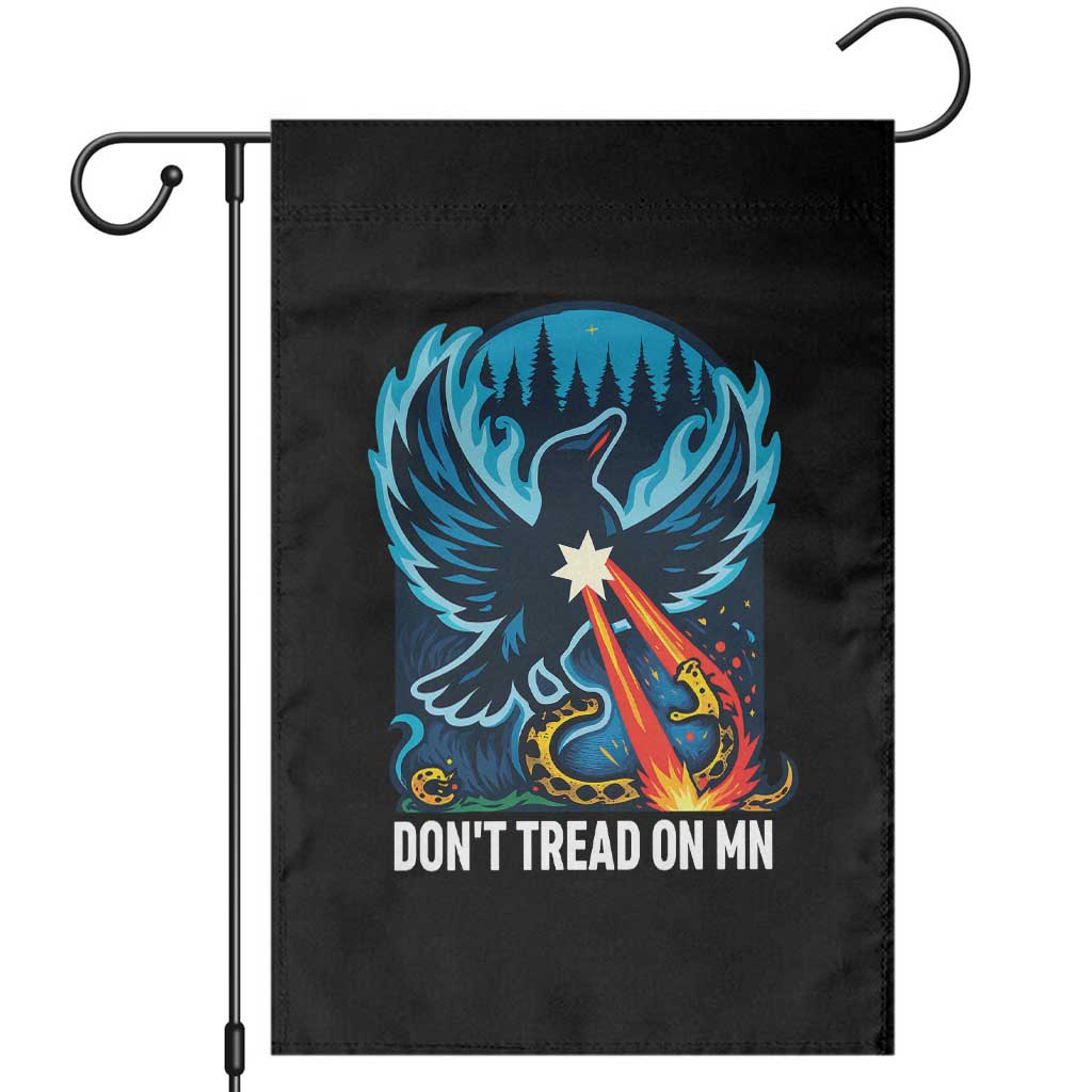 Don’t Tread on MN Minnesota Garden Flag Rebel Loon Ice Out Resistance TS02 Black Print Your Wear