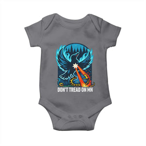 Don’t Tread on MN Minnesota Baby Onesie Rebel Loon Ice Out Resistance TS02 Charcoal Print Your Wear