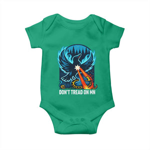 Don’t Tread on MN Minnesota Baby Onesie Rebel Loon Ice Out Resistance TS02 Irish Green Print Your Wear