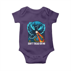 Don’t Tread on MN Minnesota Baby Onesie Rebel Loon Ice Out Resistance TS02 Purple Print Your Wear
