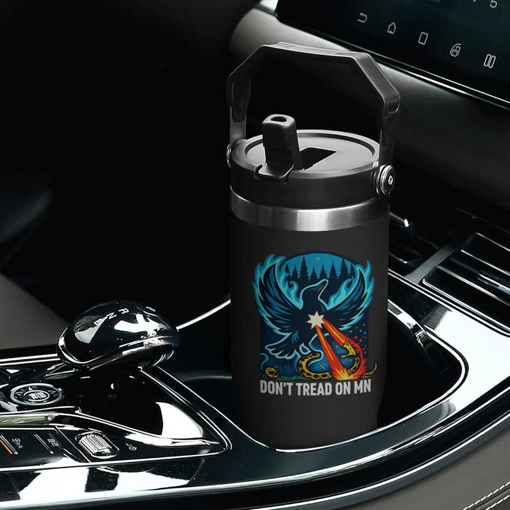 Don’t Tread on MN Minnesota Flip Straw Tumbler Rebel Loon Ice Out Resistance TS02 Print Your Wear