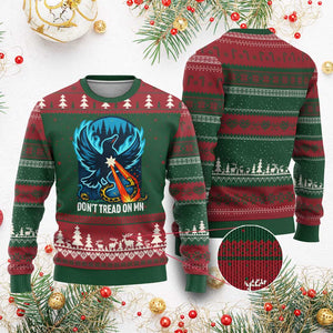 Don’t Tread on MN Minnesota Ugly Christmas Sweater Rebel Loon Ice Out Resistance TS02 Red Green Print Your Wear