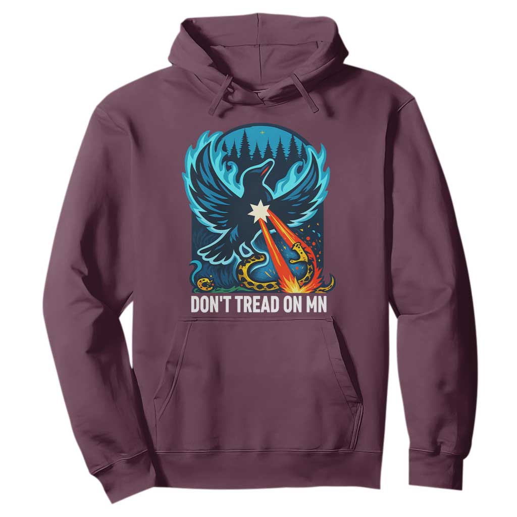 Don’t Tread on MN Minnesota Hoodie Rebel Loon Ice Out Resistance TS02 Maroon Print Your Wear