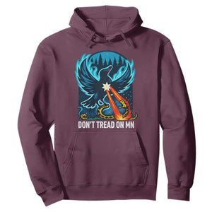 Don’t Tread on MN Minnesota Hoodie Rebel Loon Ice Out Resistance TS02 Maroon Print Your Wear