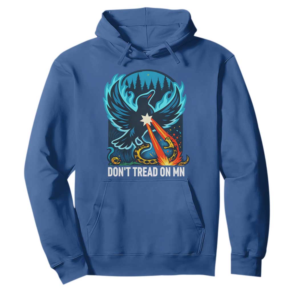 Don’t Tread on MN Minnesota Hoodie Rebel Loon Ice Out Resistance TS02 Royal Blue Print Your Wear