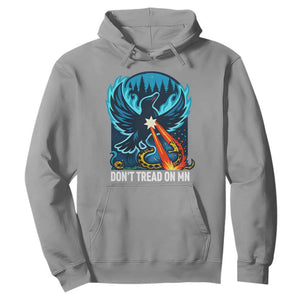 Don’t Tread on MN Minnesota Hoodie Rebel Loon Ice Out Resistance TS02 Sport Gray Print Your Wear