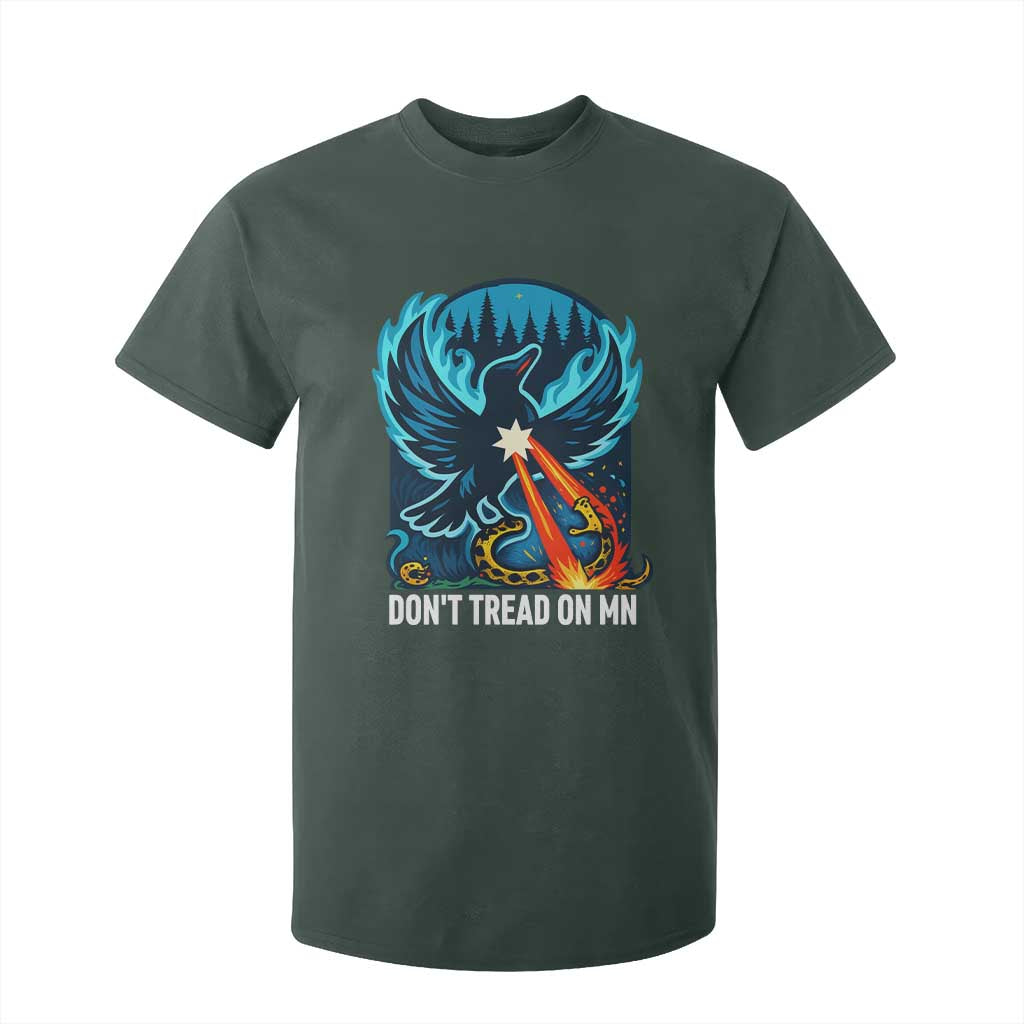 Don’t Tread on MN Minnesota T Shirt For Kid Rebel Loon Ice Out Resistance TS02 Dark Forest Green Print Your Wear