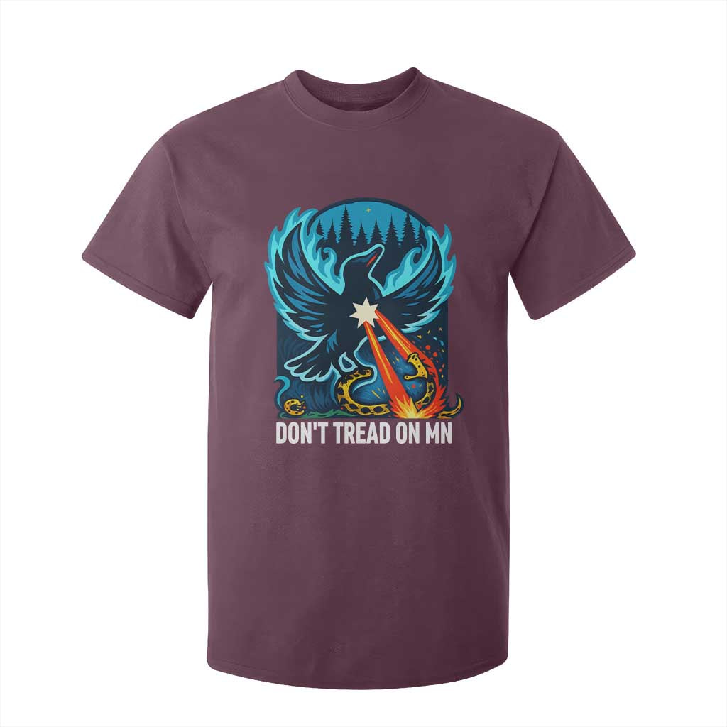 Don’t Tread on MN Minnesota T Shirt For Kid Rebel Loon Ice Out Resistance TS02 Maroon Print Your Wear