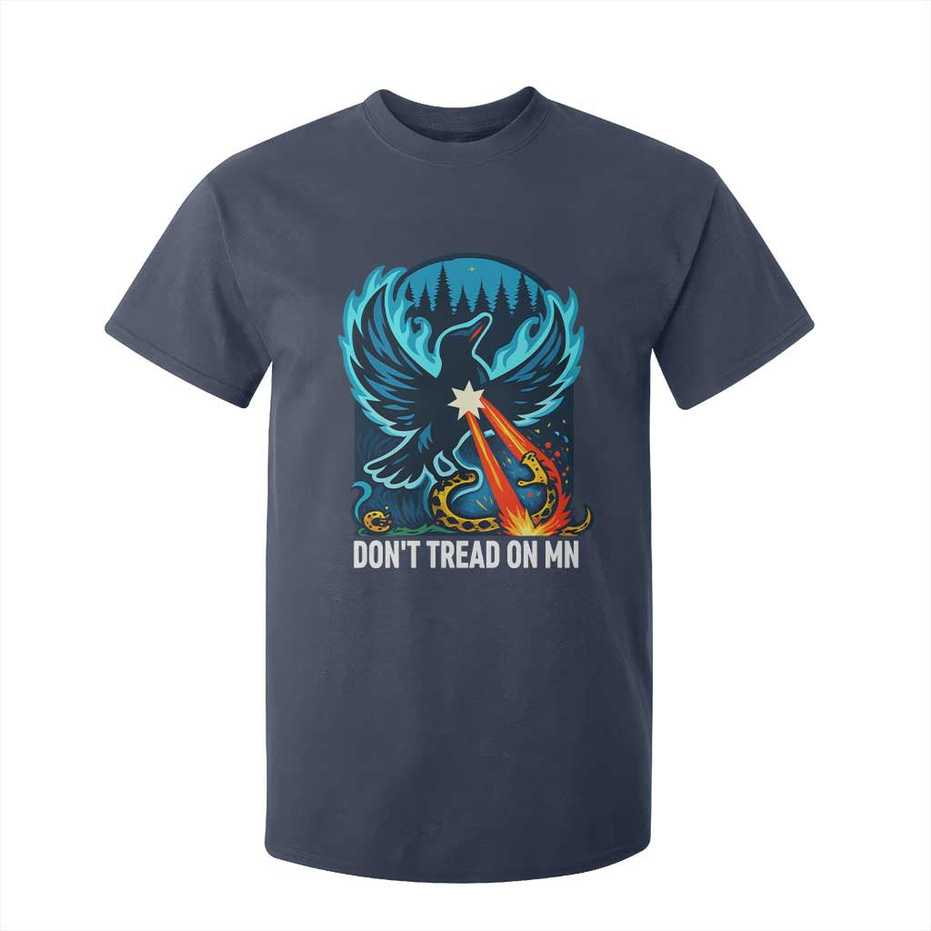 Don’t Tread on MN Minnesota T Shirt For Kid Rebel Loon Ice Out Resistance TS02 Navy Print Your Wear