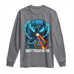 Don’t Tread on MN Minnesota Long Sleeve Shirt Rebel Loon Ice Out Resistance TS02 Charcoal Print Your Wear