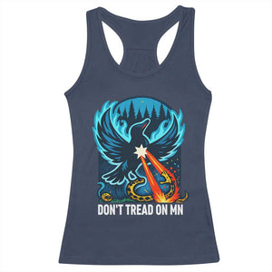 Don’t Tread on MN Minnesota Racerback Tank Top Rebel Loon Ice Out Resistance TS02 Navy Print Your Wear