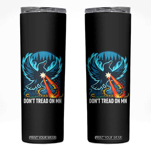 Don’t Tread on MN Minnesota Skinny Tumbler Rebel Loon Ice Out Resistance TS02 Black Print Your Wear