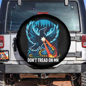 Don’t Tread on MN Minnesota Spare Tire Cover Rebel Loon Ice Out Resistance TS02 No hole Black Print Your Wear