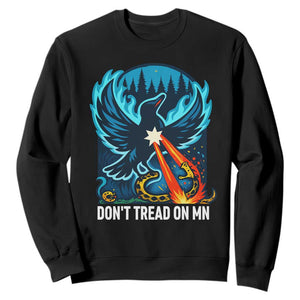 Don’t Tread on MN Minnesota Sweatshirt Rebel Loon Ice Out Resistance TS02 Black Print Your Wear