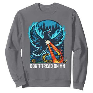 Don’t Tread on MN Minnesota Sweatshirt Rebel Loon Ice Out Resistance TS02 Charcoal Print Your Wear