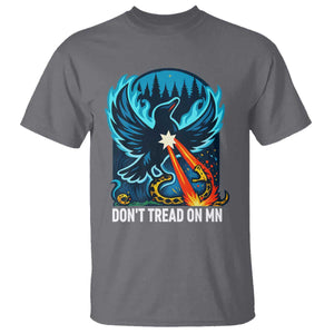 Don’t Tread on MN Minnesota T Shirt Rebel Loon Ice Out Resistance TS02 Charcoal Print Your Wear