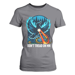 Don’t Tread on MN Minnesota T Shirt For Women Rebel Loon Ice Out Resistance TS02 Charcoal Print Your Wear