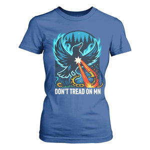 Don’t Tread on MN Minnesota T Shirt For Women Rebel Loon Ice Out Resistance TS02 Royal Blue Print Your Wear