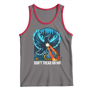 Don’t Tread on MN Minnesota Tank Top Rebel Loon Ice Out Resistance TS02 Deep Heather Red Print Your Wear