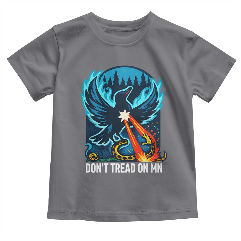 Don’t Tread on MN Minnesota Toddler T Shirt Rebel Loon Ice Out Resistance TS02 Charcoal Print Your Wear