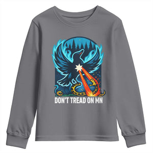 Don’t Tread on MN Minnesota Youth Sweatshirt Rebel Loon Ice Out Resistance TS02 Charcoal Print Your Wear