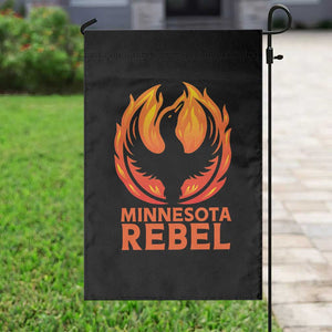 Minnesota Rebel Loon Garden Flag Rising From Fire Political Resistance TS02 Print Your Wear