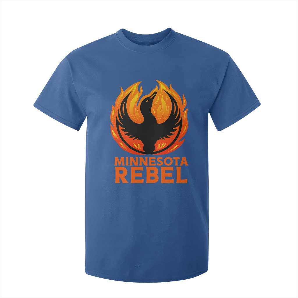 Minnesota Rebel Loon T Shirt For Kid Rising From Fire Political Resistance TS02 Royal Blue Print Your Wear